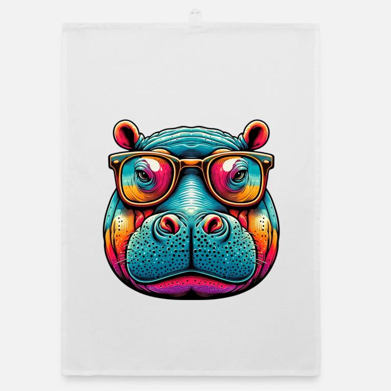 Nilpferd Organic Geschirrtuch