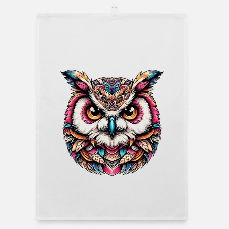 Owl Organic dish towel