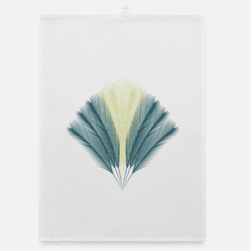 Feather Fan Organic dish towel