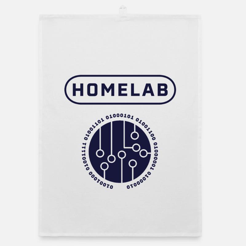 Digital AI Technology Graphic Print Organic dish towel