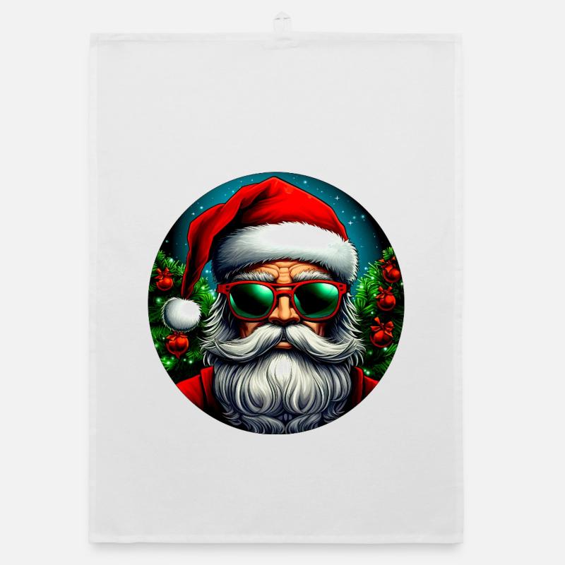 Cool Santa Organic dish towel