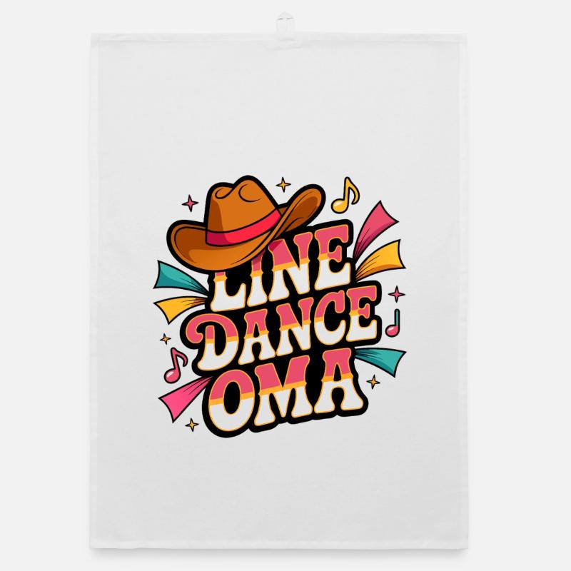 Line Dance Oma Organic Geschirrtuch