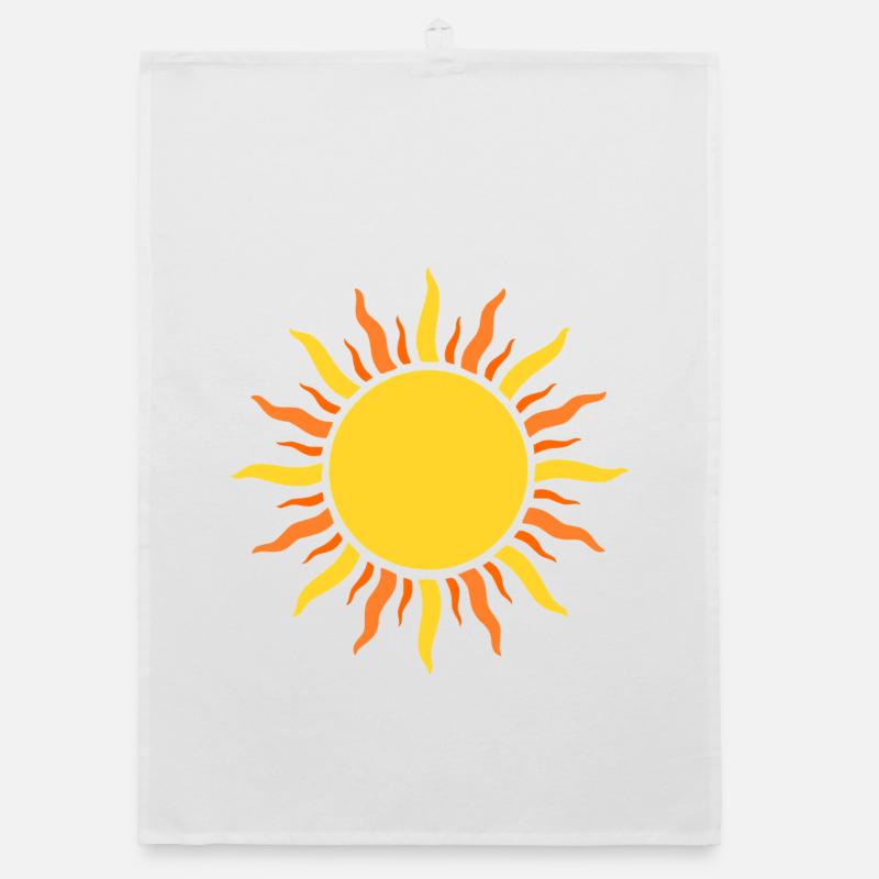 Solar Power Pattern – Ray Design Organic dish towel