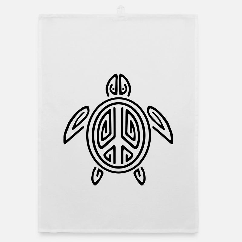 Turtle Peace Organic dish towel