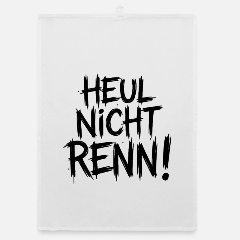 Ne pleure pas. Cours ! Torchon bio