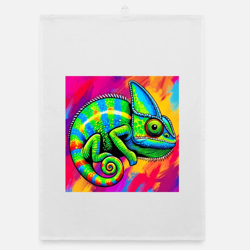 caméléon Torchon bio