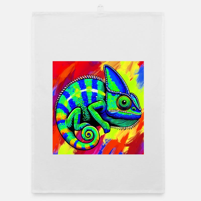 chameleon Organic dish towel