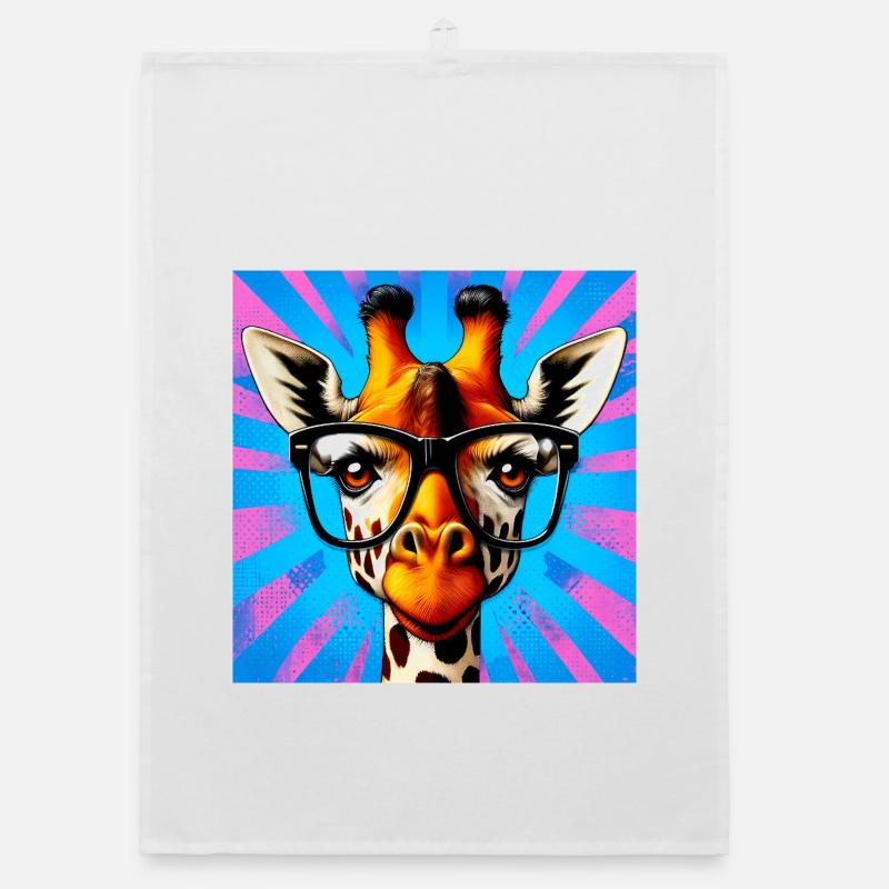 giraffe Organic dish towel