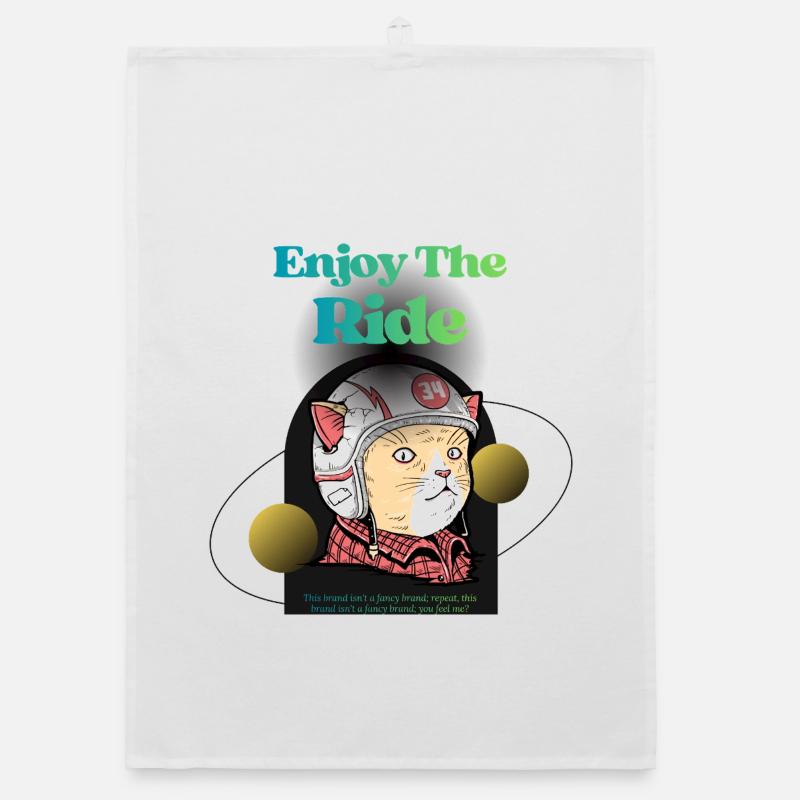Enjoy the ride: Pilot chat Organic dish towel