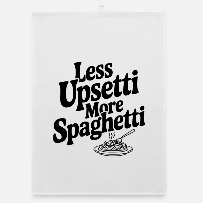 Moins de Upsetti, plus de spaghettis Torchon bio