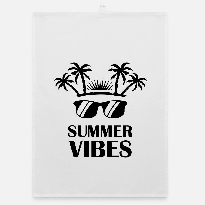 summer_vibes- Organic Geschirrtuch