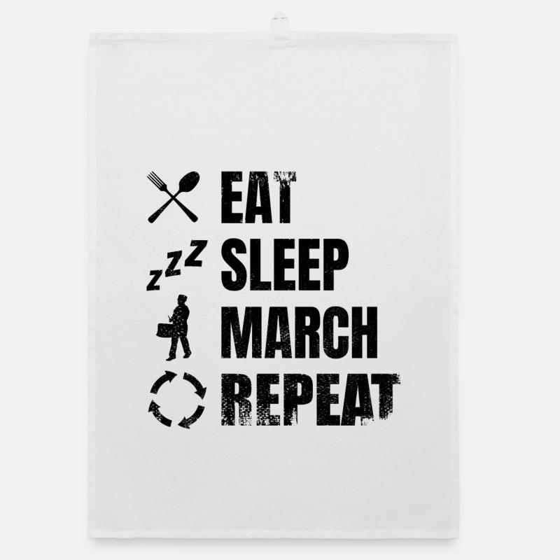 Eating, sleeping, drumming, repeating Organic dish towel