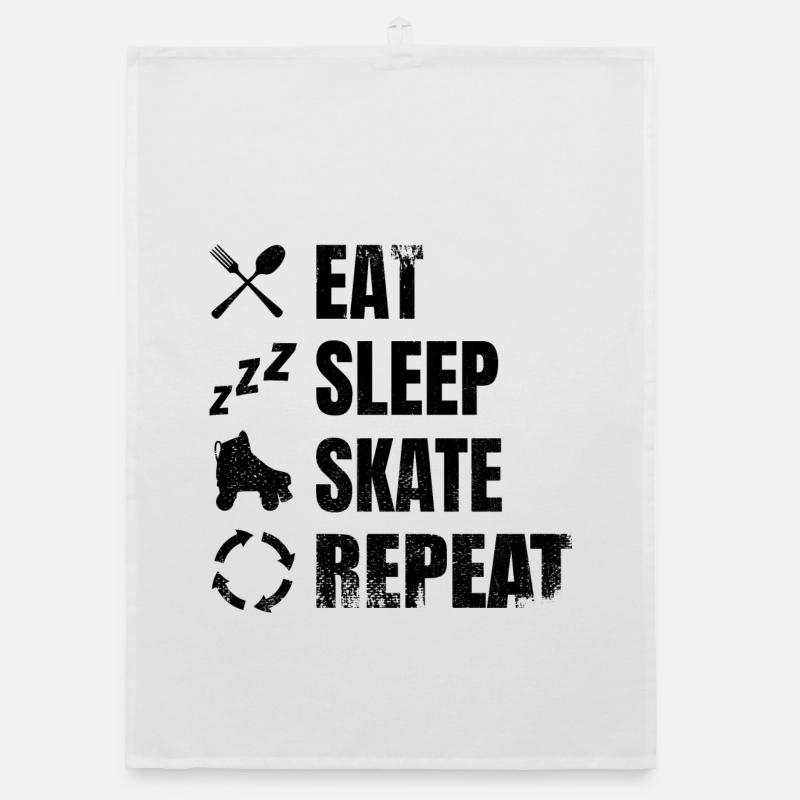 Roller skating routine Organic dish towel