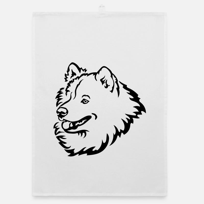 Tête de Samoyède Torchon bio