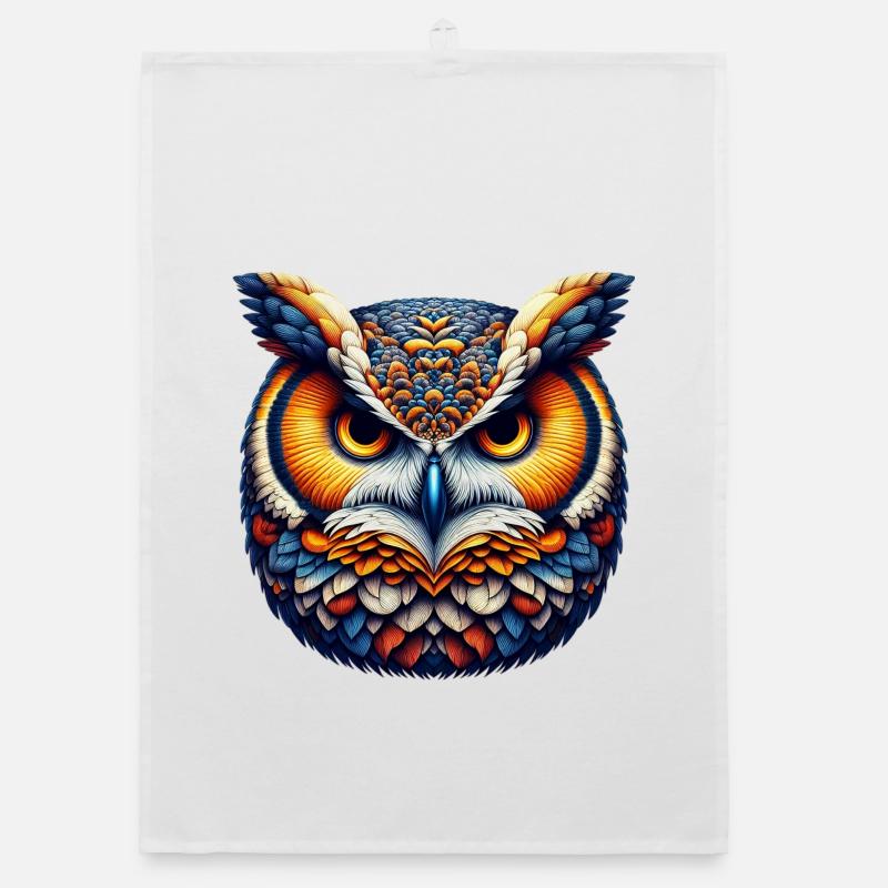 Owl Organic dish towel