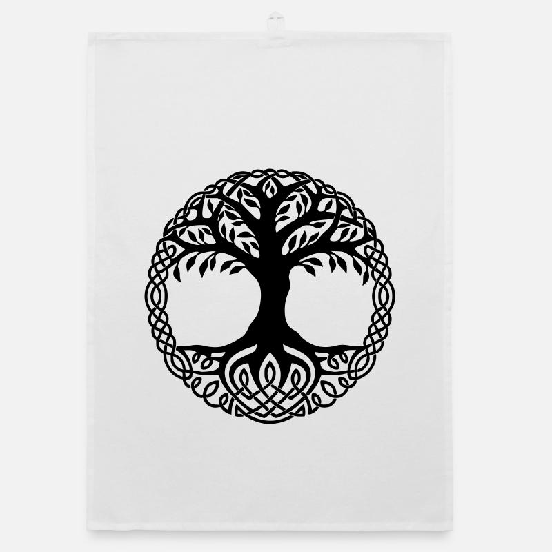 Baum des Lebens Organic Geschirrtuch