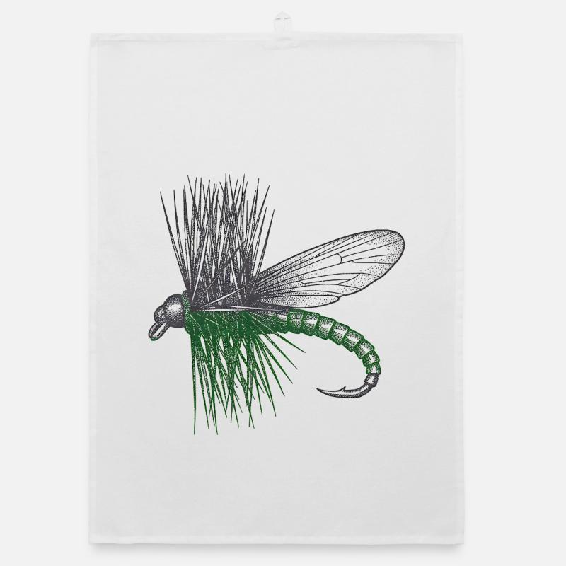 Der Master's Fly Organic Geschirrtuch