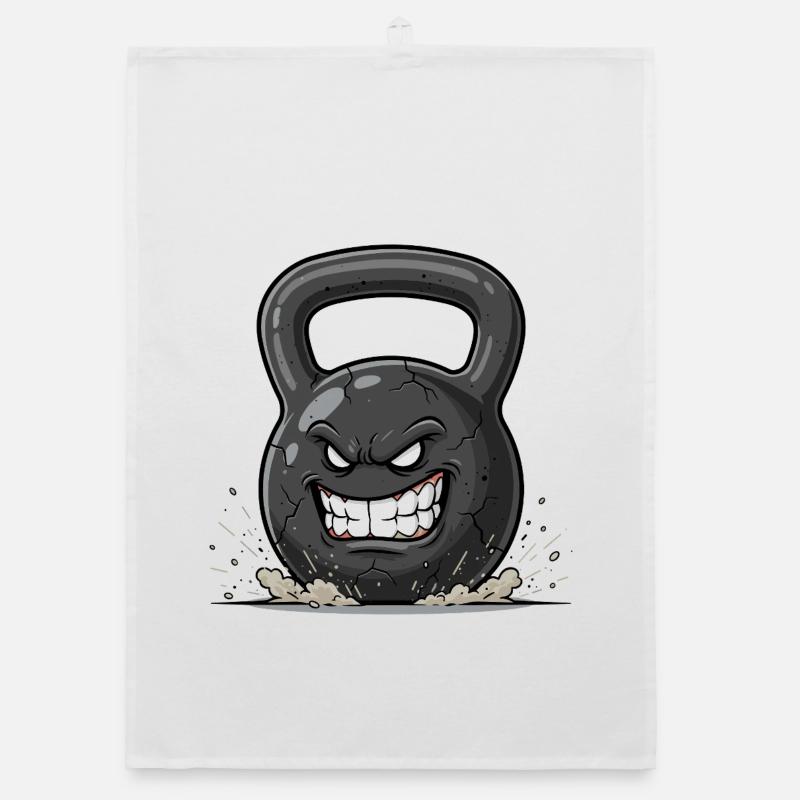 Kettlebell en colère – Explosion de force Torchon bio