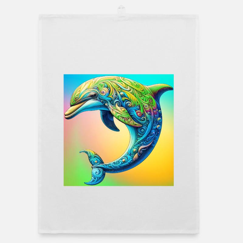 dolphin Organic dish towel