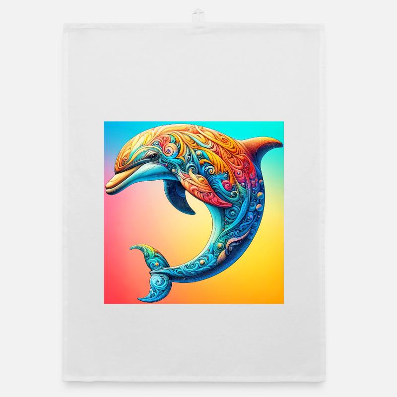 dolphin Organic dish towel