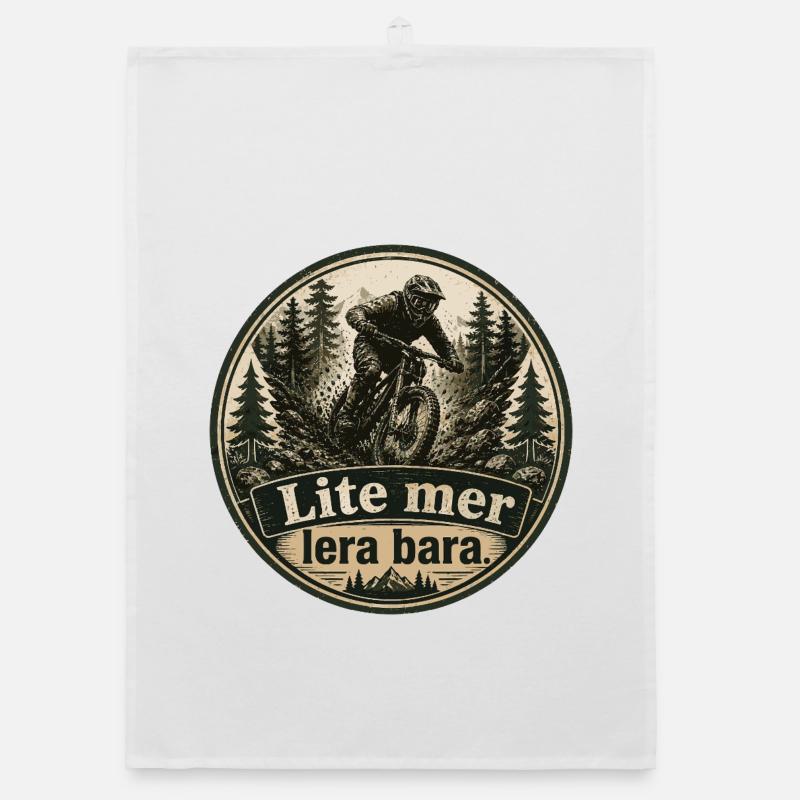 Mountain biking Downhill: A little more mud, that's all Organic dish towel