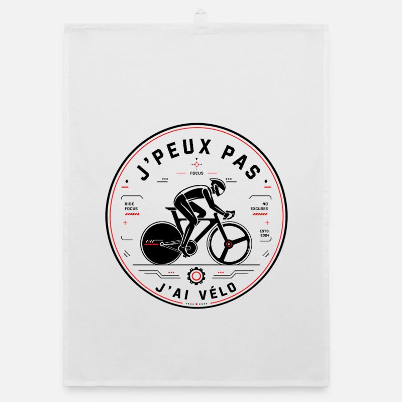 J’Peux Pas J’Ai Vélo Performance Edition Torchon bio