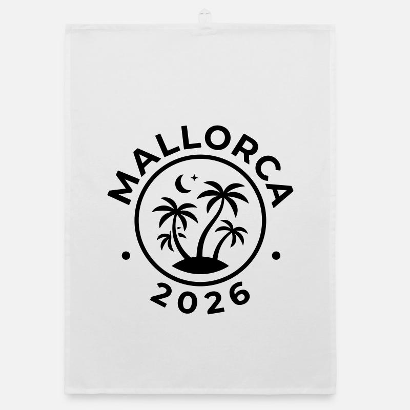 Mallorca 2026 Organic Geschirrtuch