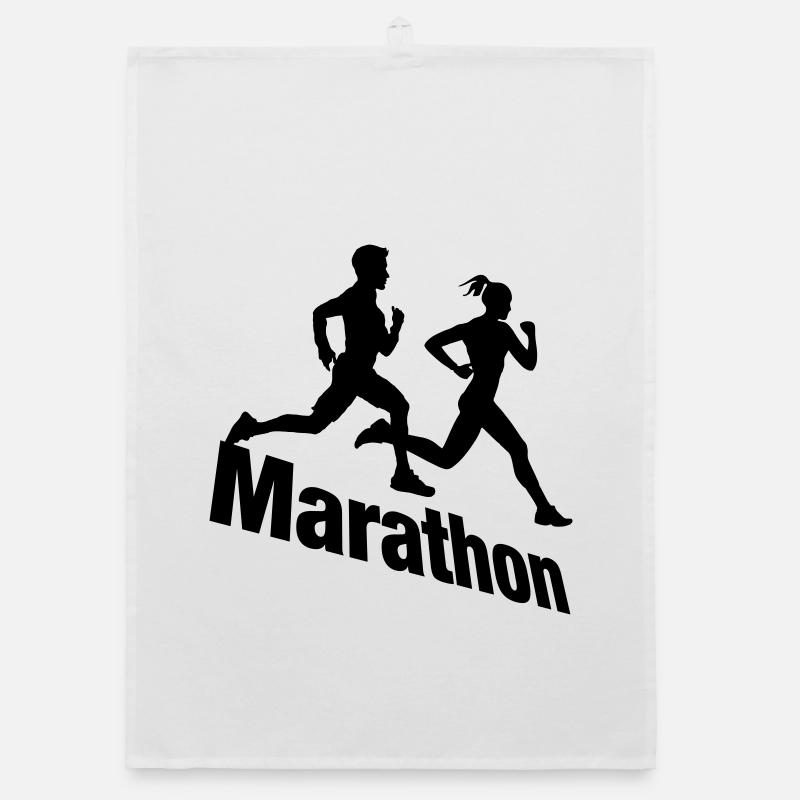 Duo de course – Marathon par équipes Torchon bio