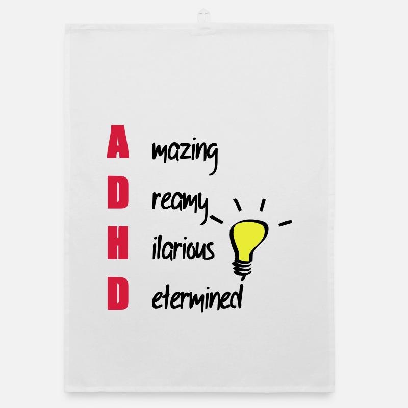 ADHD Organic dish towel