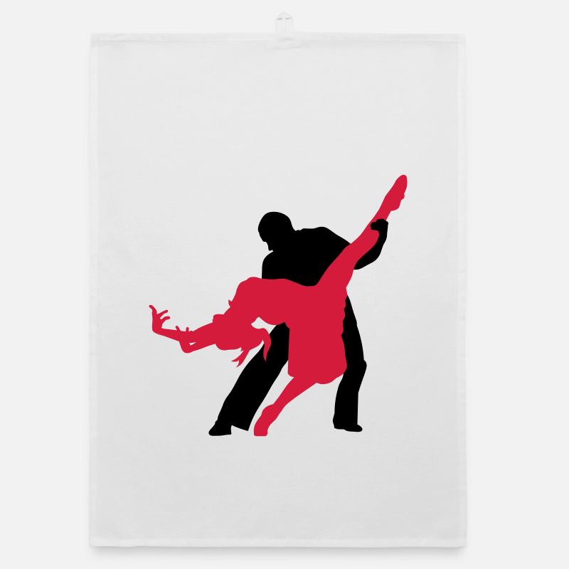 ballroom dancing Organic dish towel