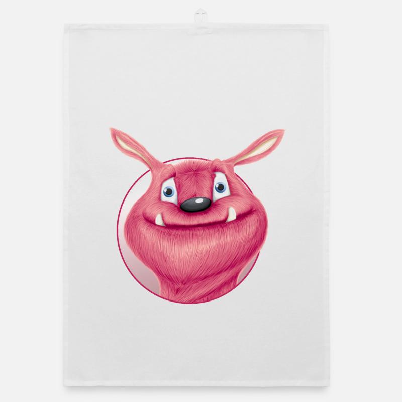 red monster Organic dish towel