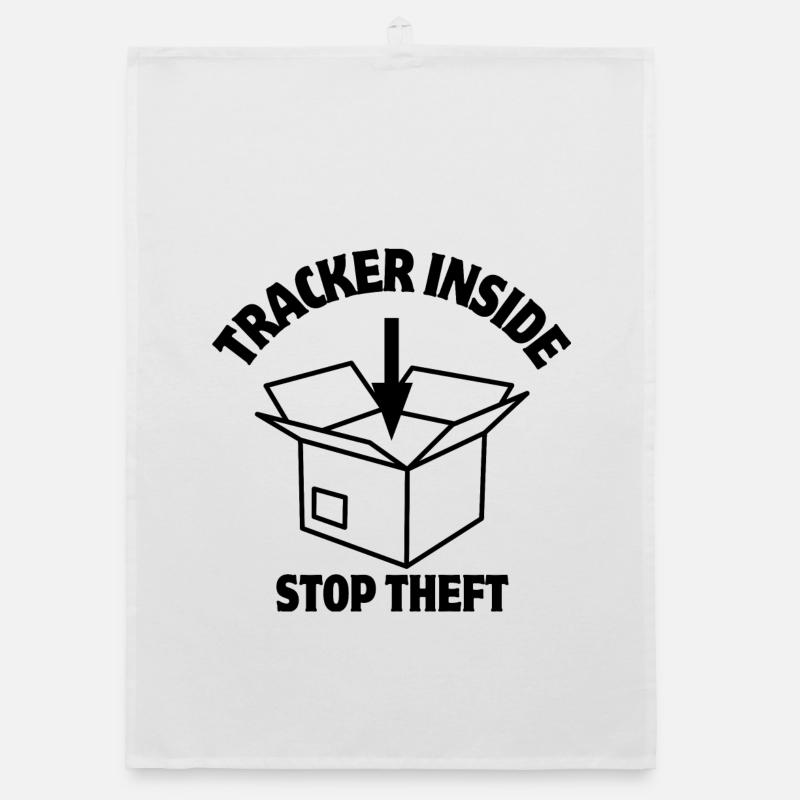 sécurité, antivol de colis, tracker inside Torchon bio