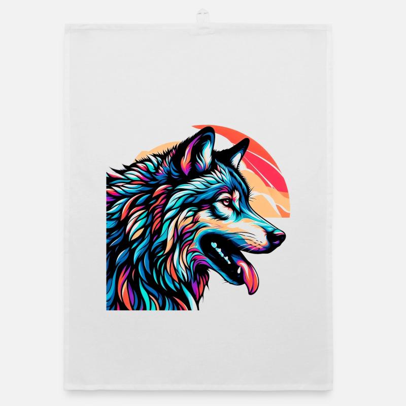 Wolf Organic Geschirrtuch