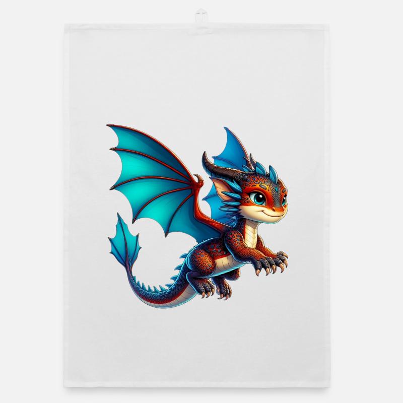 Drache Organic Geschirrtuch