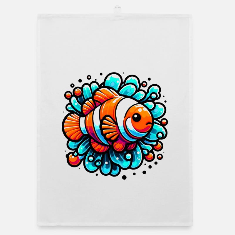 Clownfische Organic Geschirrtuch