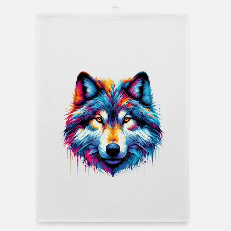 Wolf Organic Geschirrtuch