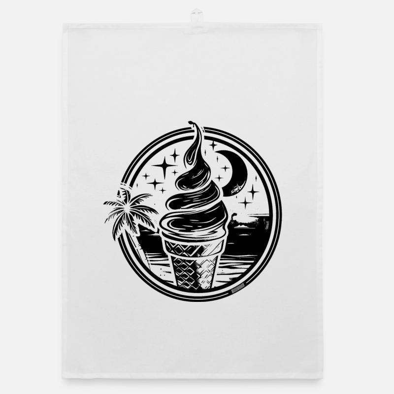 Ice cream Organic dish towel