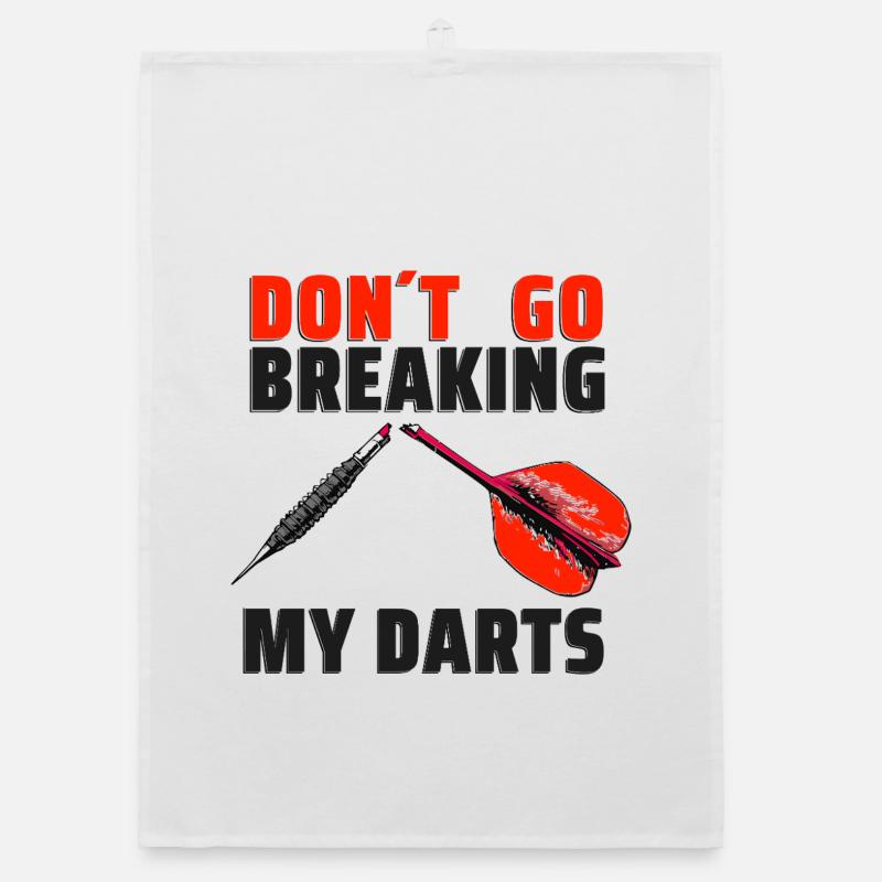 Chemise de fléchettes ne va pas casser mes fléchettes Torchon bio