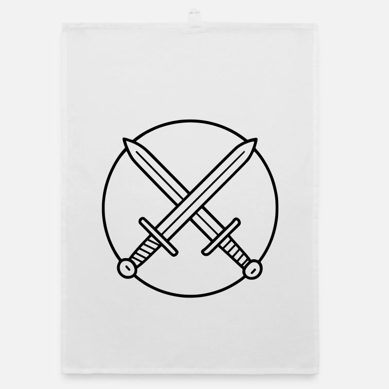 Épées croisées Torchon bio