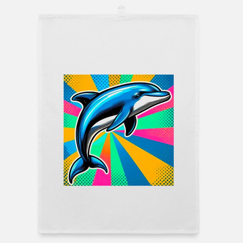 dolphin Organic dish towel