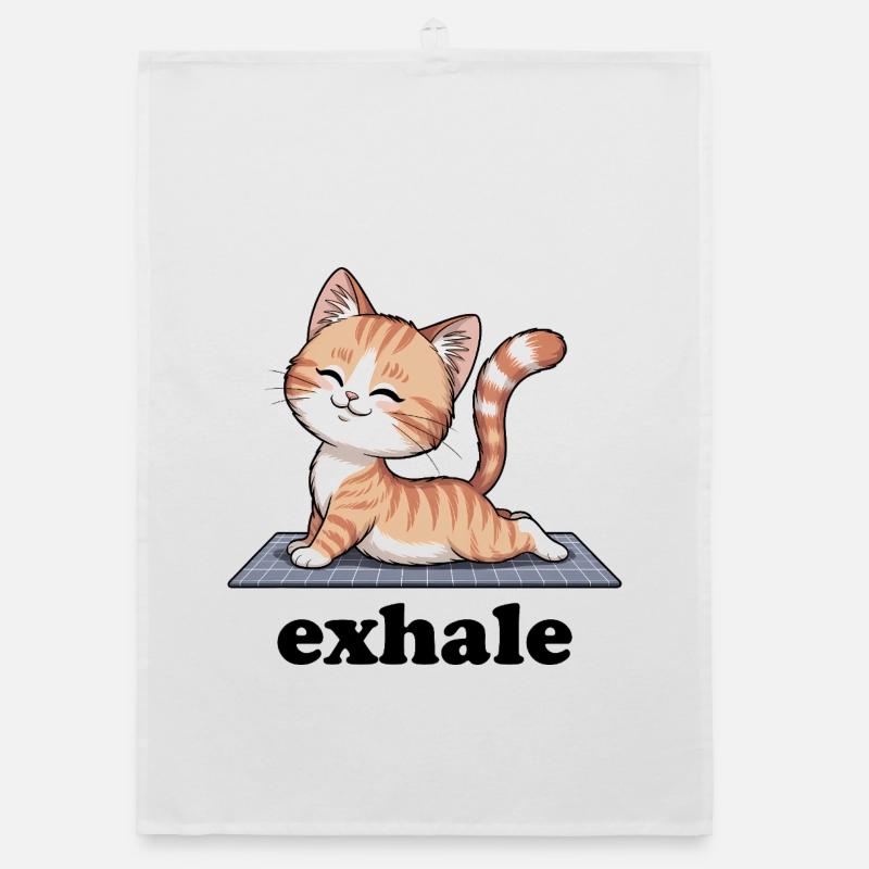 Exhale Yoga Citation Chat Mignon Torchon bio