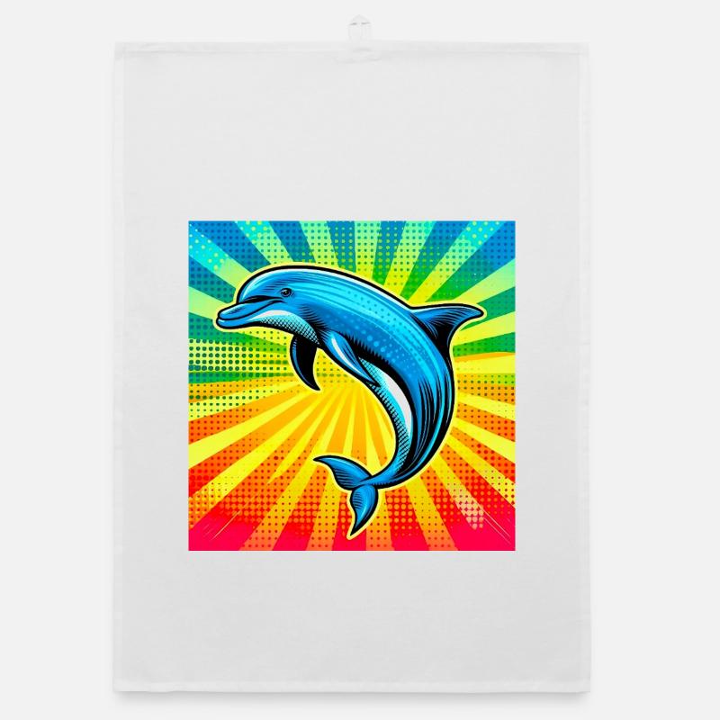 dolphin Organic dish towel