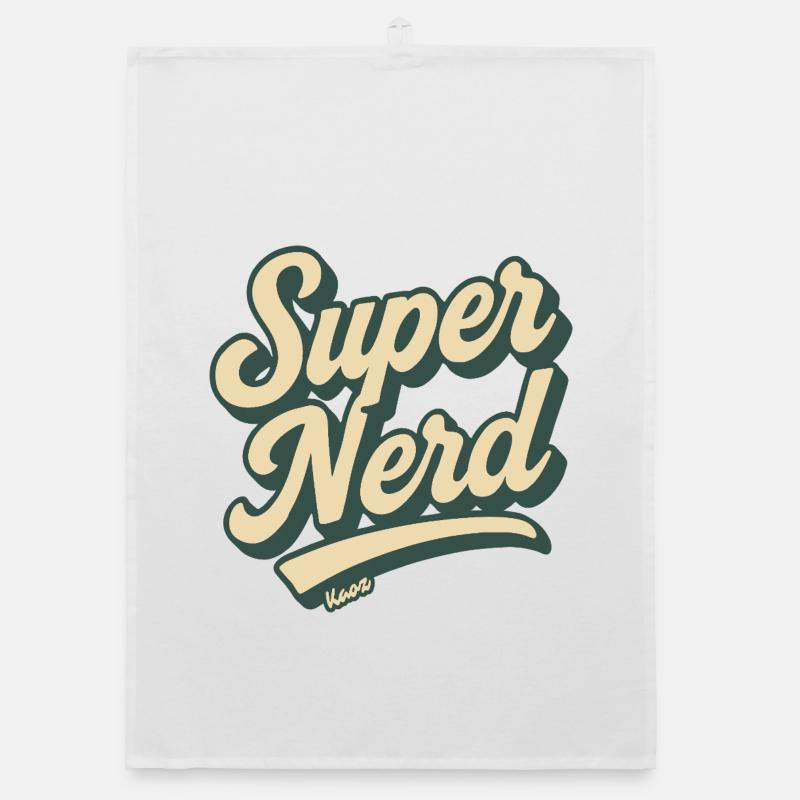 Super Nerd Retro Script Torchon bio
