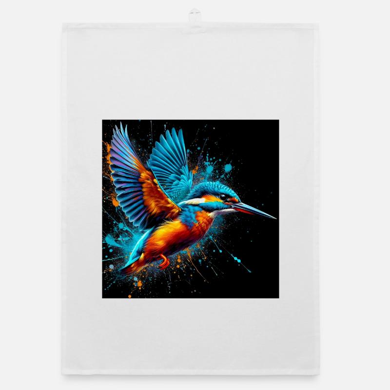 Eisvogel Organic Geschirrtuch