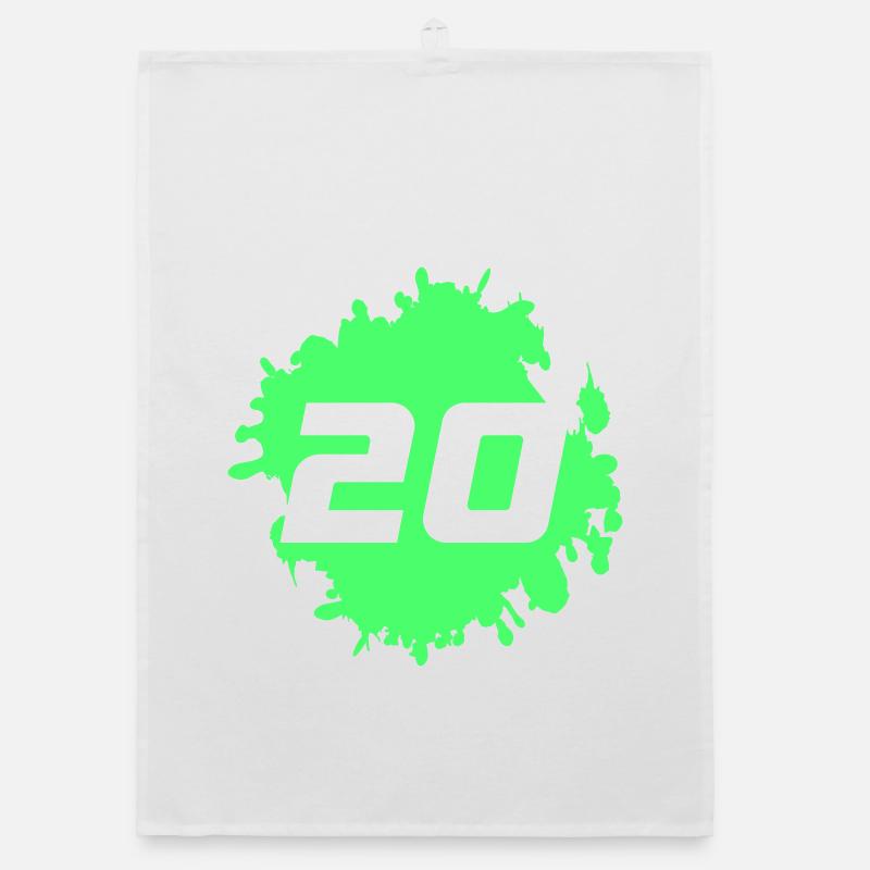 20e anniversaire de Neon Splash Torchon bio