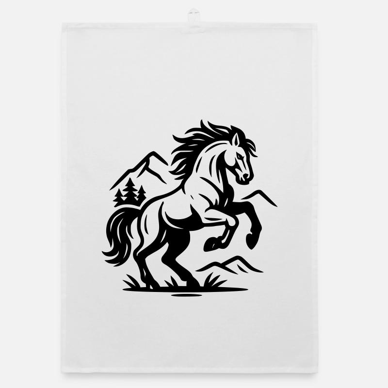 Horse Organic dish towel