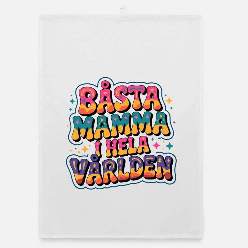 Beste Mama der Welt Organic Geschirrtuch