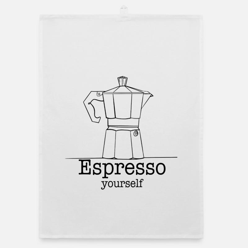 Espresso Yourself Organic dish towel