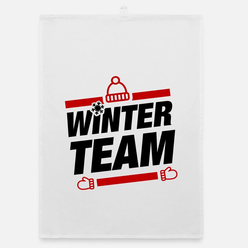 Équipe d’hiver Wintery Torchon bio