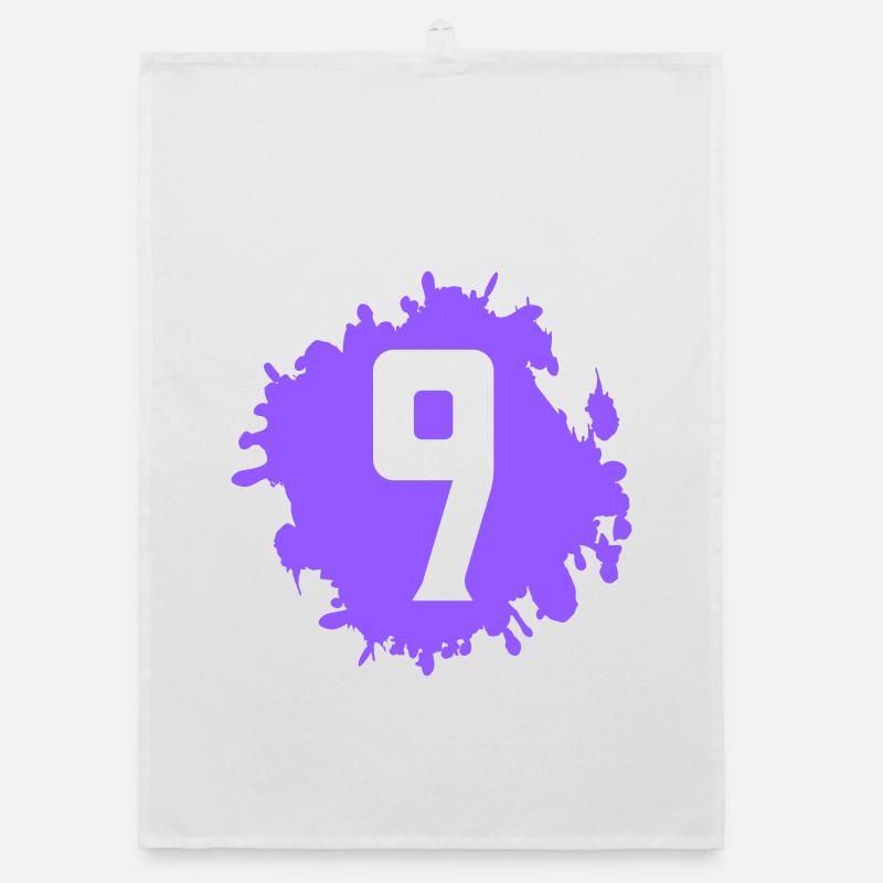 Nummer Neun Spritzkunst Organic Geschirrtuch